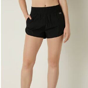 PINK 3" Active Shorts Black